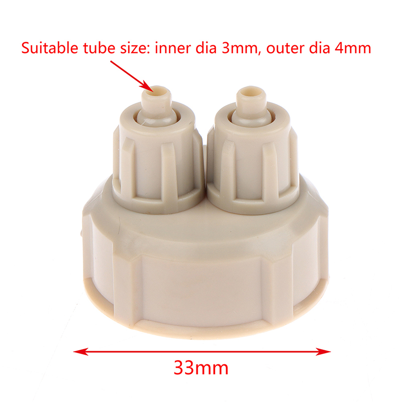 Live Plant Aquarium - 2-teiliges Aquarium CO2-System-Set mit Schlauch, Ventil,