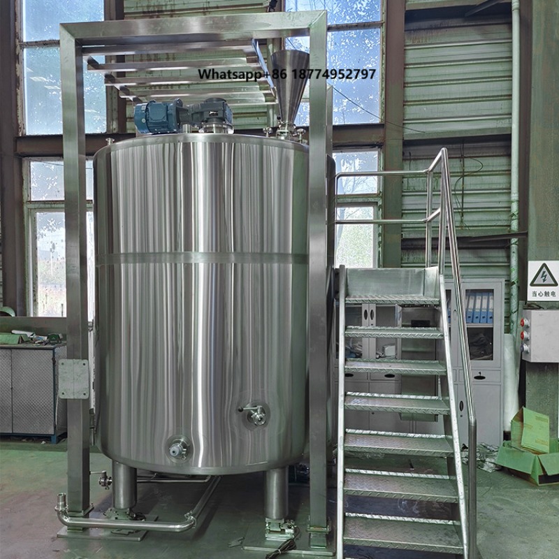 Planted Tank - Kommerzieller Industrieller Vakuum-Mayonnaise-Herstellungsanlagen-Produktions-Homogenisierungs-Emulgier-Mixer Schokoladenmischer Mischbehälter