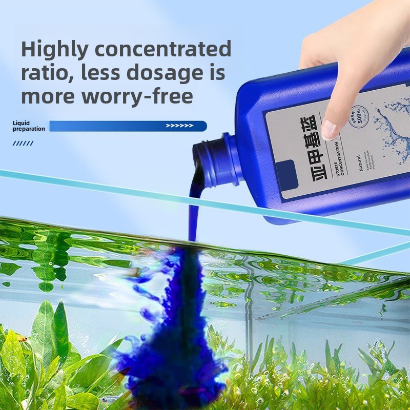 Aquarium Liquid Carbon - 200 ml/500 ml blaues Methylenkonzentrat für