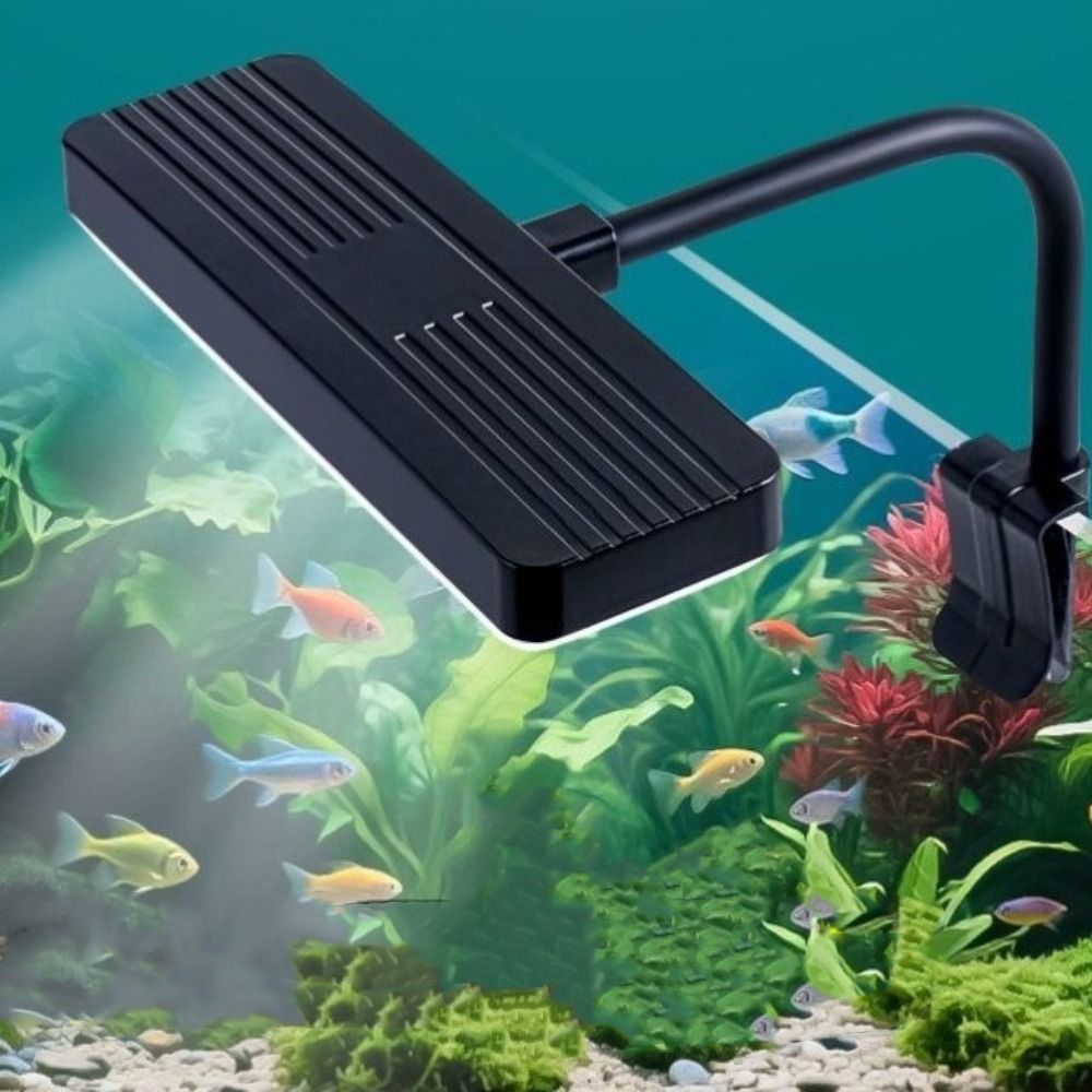 Aquarium Plant Light - Dimmbares Aquarium-LED-Licht, superschlank, 360° ° Drehbare