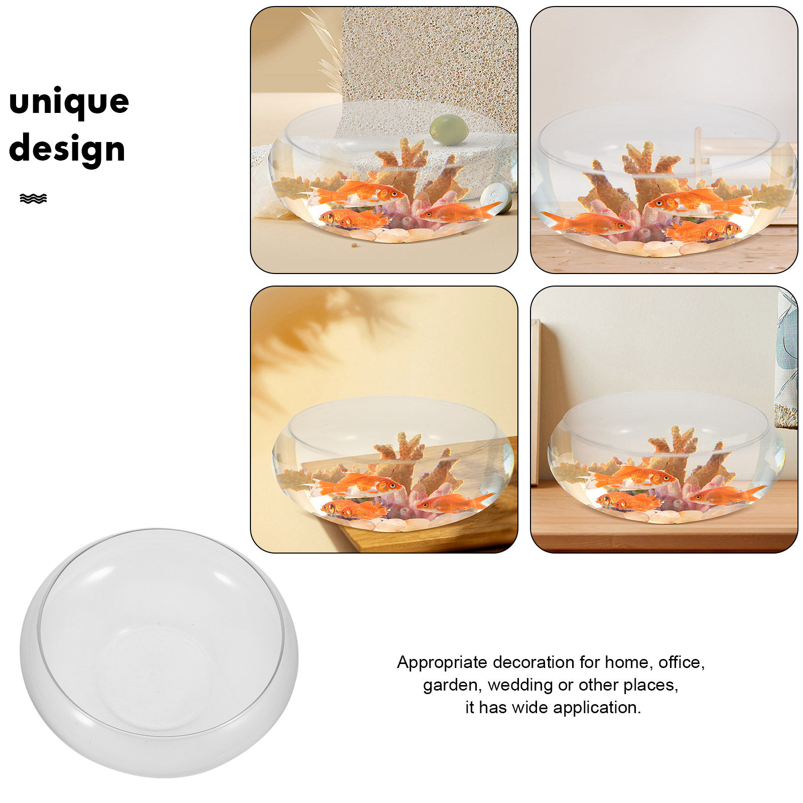 Glas-Fischschale, kleines Aqua – Plant Aquarium Pot Bewertung und Preis